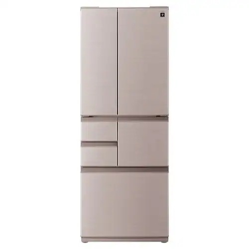 【無料長期保証】シャープ 冷蔵庫 502L 観音開き 6ドア 幅68.5cm プラズマクラスター 大容量冷凍室 新鮮冷凍 SJX504RN ベージュ系