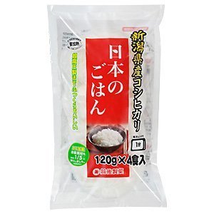 越後製菓 日本のごはん (120g×4食)×12袋入