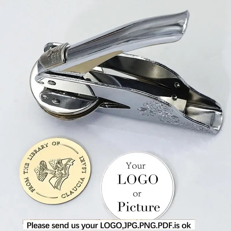 カスタマイズされたエンボッサースタンプロゴ結婚式図書館ブックプライベートシールカスタマイズ封筒パーティー招待状エンボススタンプ DIY