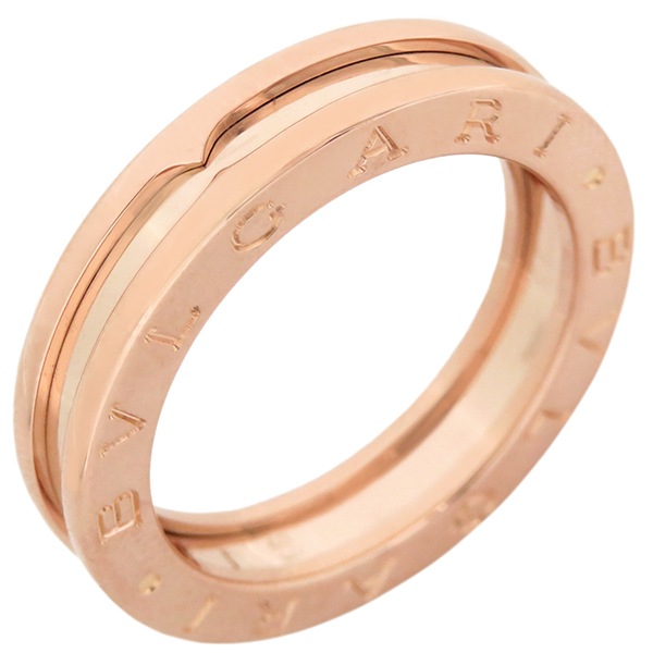 ブルガリ BVLGARI リング 指輪 ビーゼロワン B-zero1 リング XS K18PG ピンクゴールド #56(JP16) 750 18金 15.5号 335997 【箱】【中古】