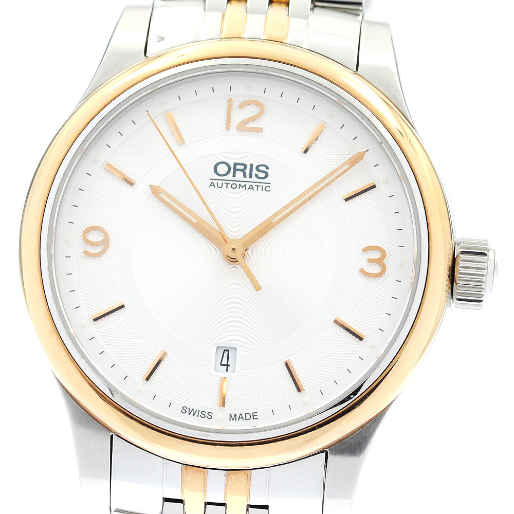 オリス ORIS 7594 クラシック デイト 自動巻き メンズ _904843【中古】