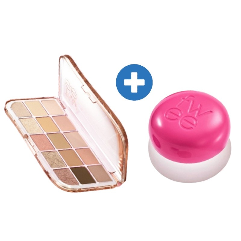 モアムード アイパレット + リップアンドチークブラーリープリンポット