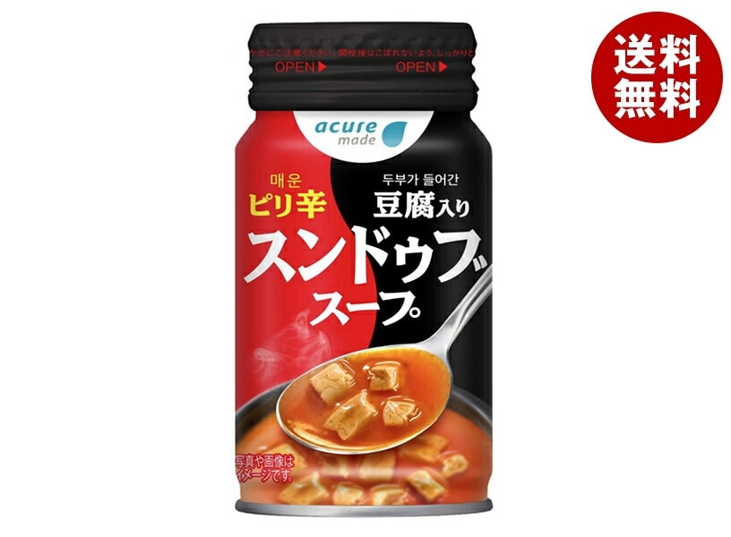 JR東日本 アキュアメイド スンドゥブスープ 170gボトル缶×30個入×(2ケース)