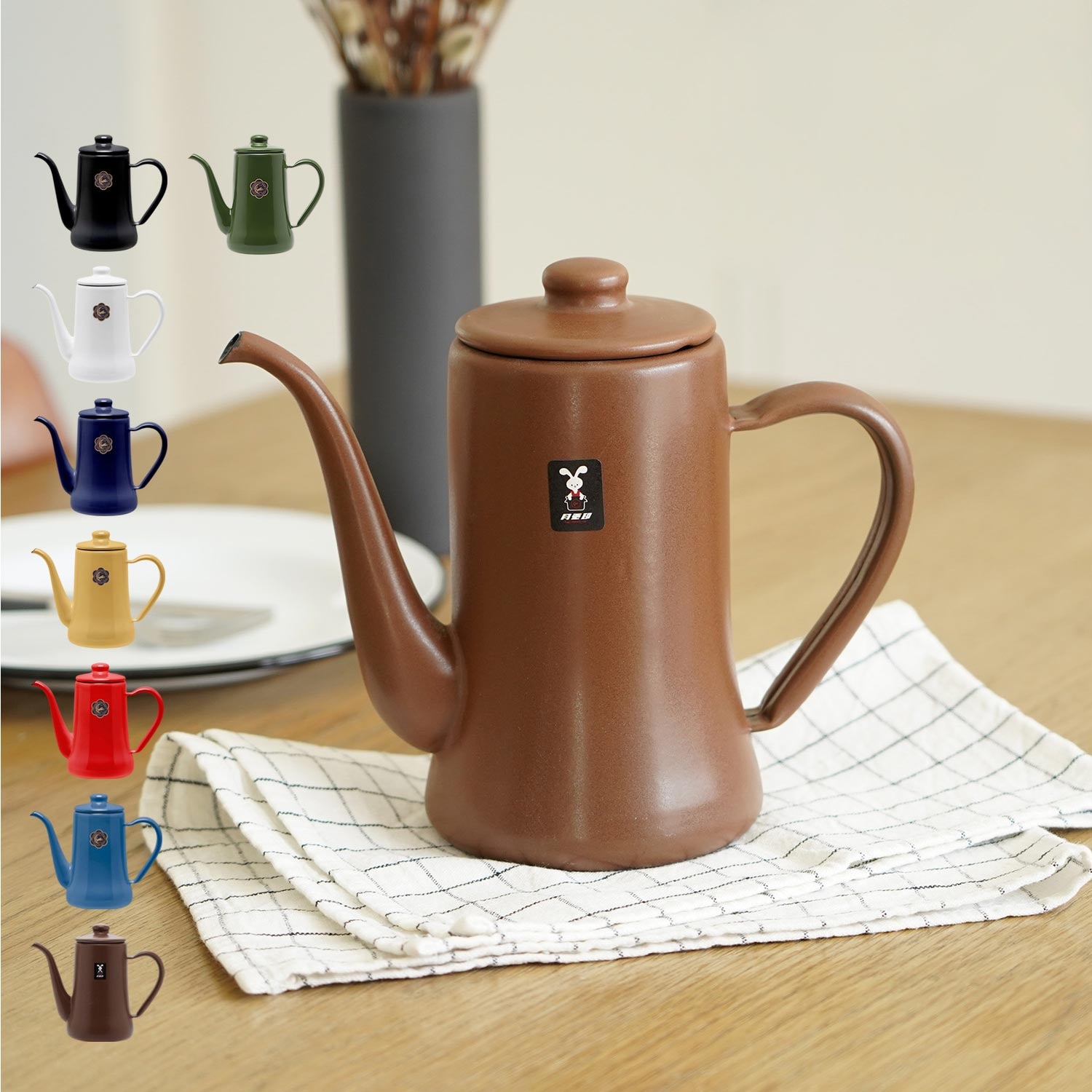 コーヒーポット ドリップポッド 1.2L ホーロー