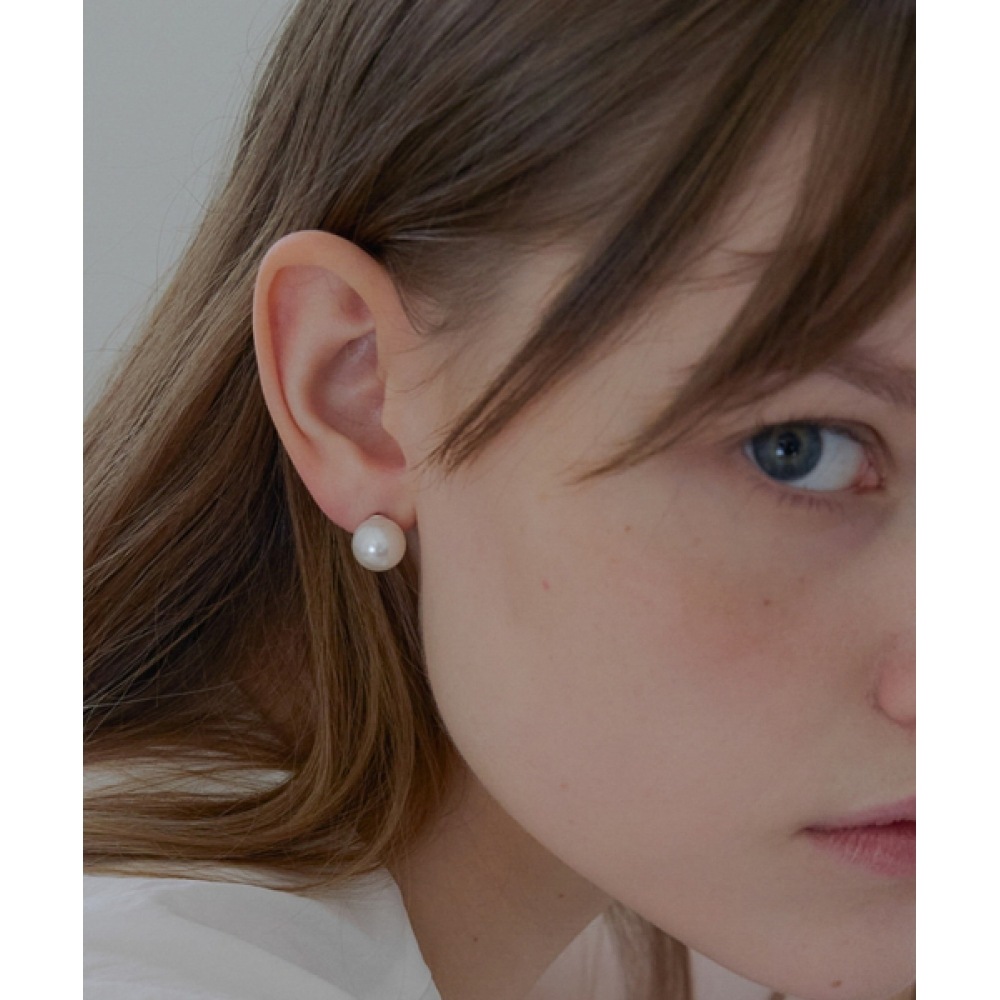 ALLEUN 14K スワロフスキーパールピアス 4mm 5mm 6mm 8mm 10mm 12mm