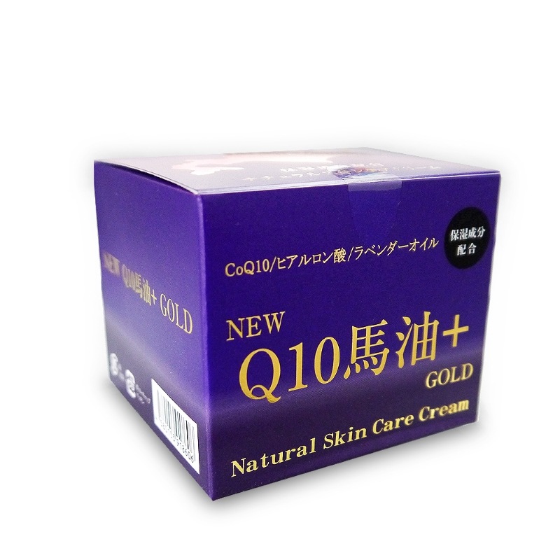 NEWQ10金箔馬油+GOLD　ナチュラルスキンケアクリーム