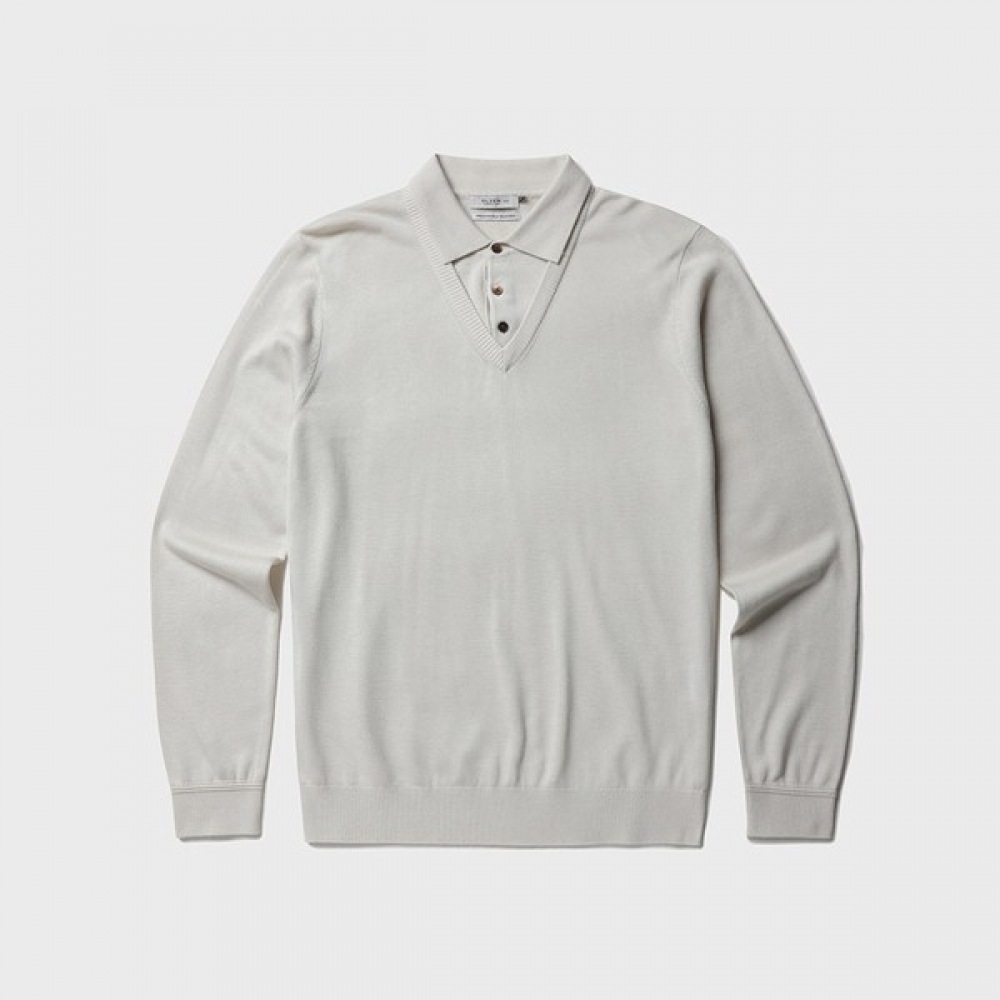 [オルセン] メンズ) シルクアンサンブルカラーセーター_ZOE1ET1308