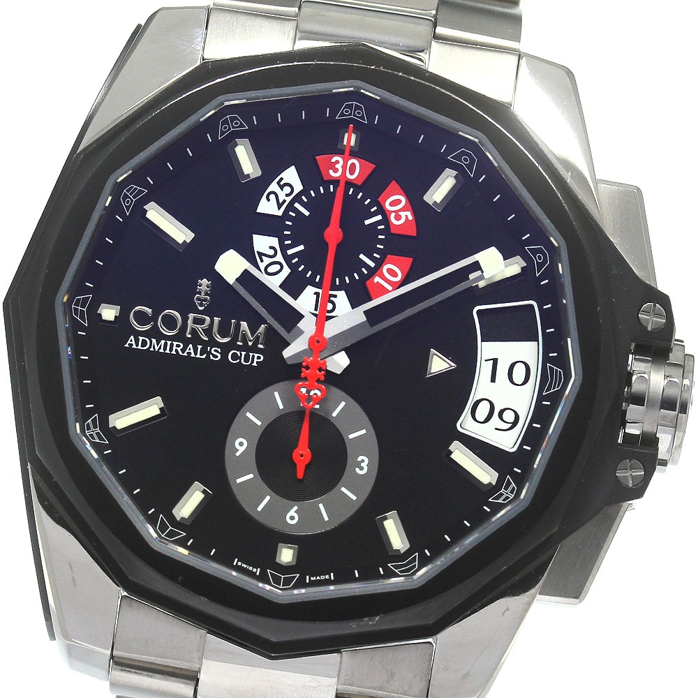 訳あり コルム CORUM 01.0119 アドミラルズカップ AC-ONE クロノグラフ 自動巻き メンズ _821531【中古】