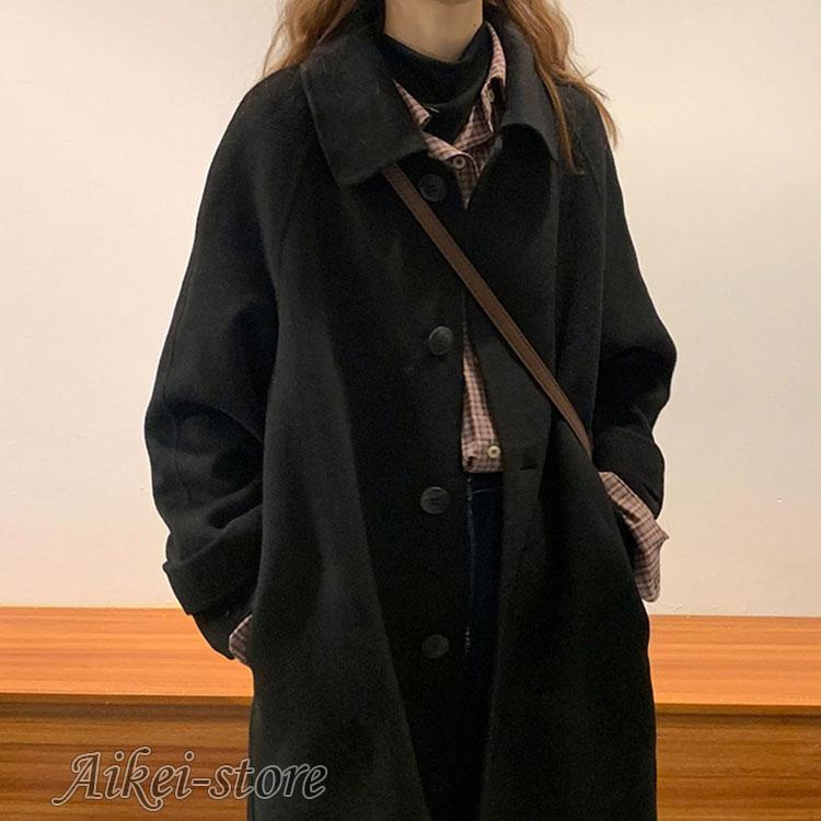 ピーコート　Pコート レディースコート　秋冬　ラシャコート　ロングコート　女性　ジャケット　アウター　コート　通勤　カジュアル　20代 30代 40代