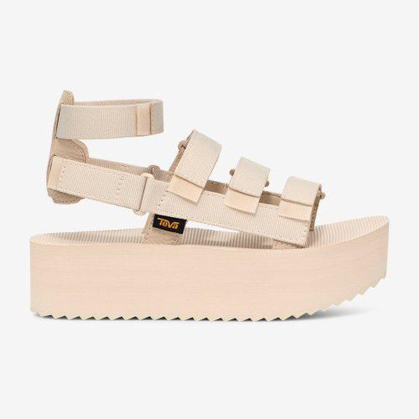 [TEVA] プラットフォーム メビア 女性用 厚底 ストラップ サンダル STVF2516810-BIR