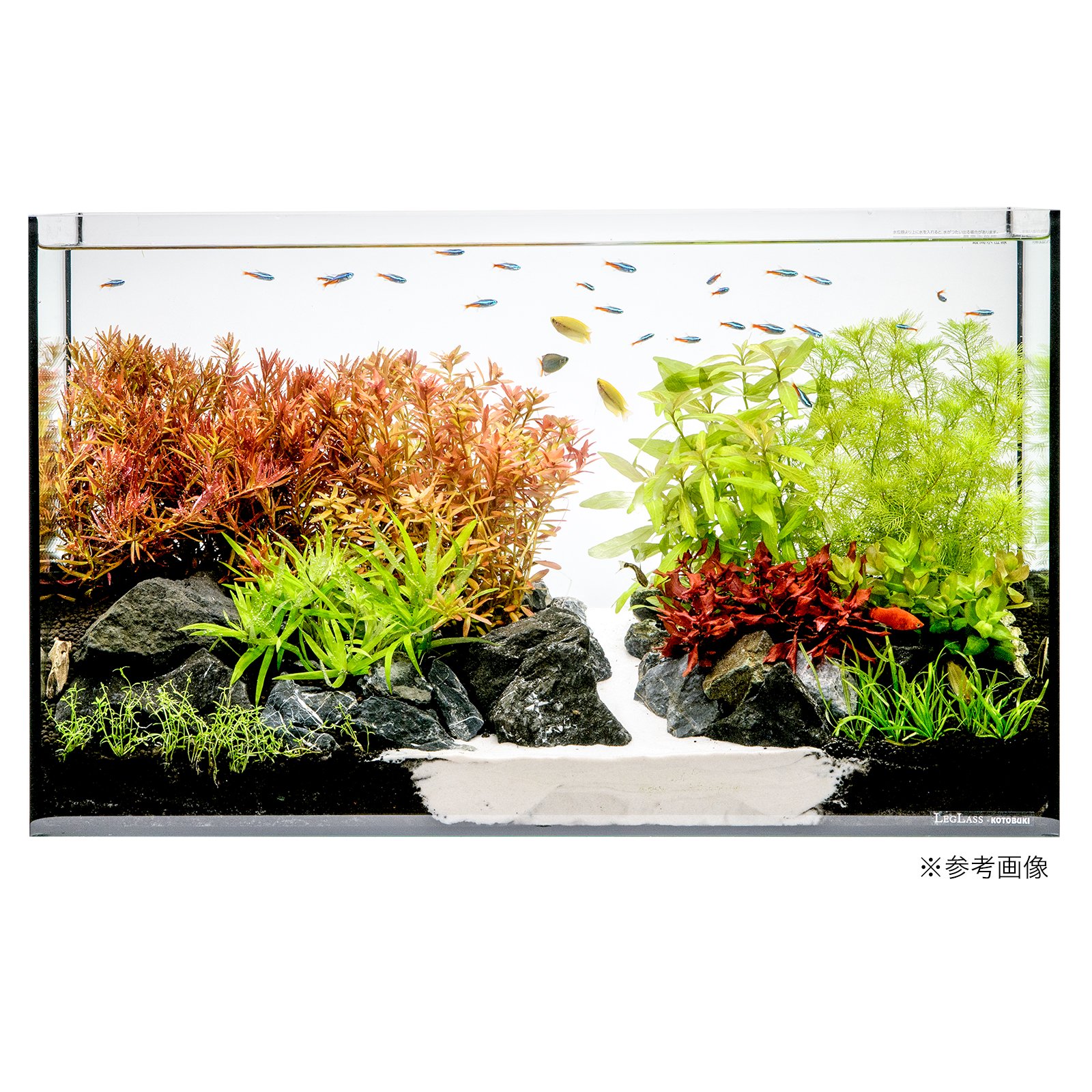 （水草）６０ｃｍスリム水槽用　水草レイアウトセット　風山石付き　ＣＲＣ12―23―40―00―00