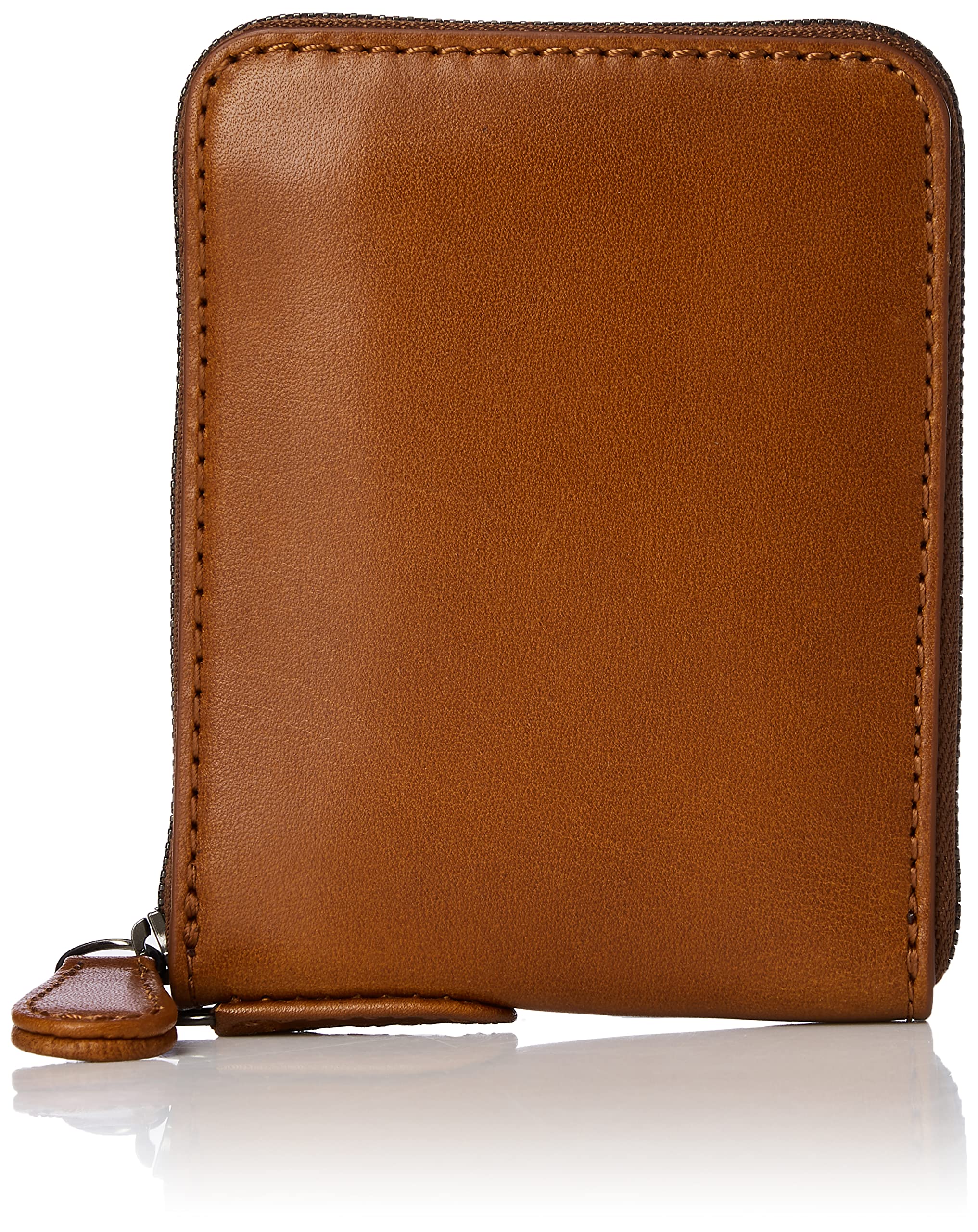 [ノマドイ] 二つ折り札入れ 【ALABAMA】 メンズ 牛革 イントレチャート 視認性 ボックス小銭入れ コンパクト カジュアル こだわり おしゃれ ブラウン