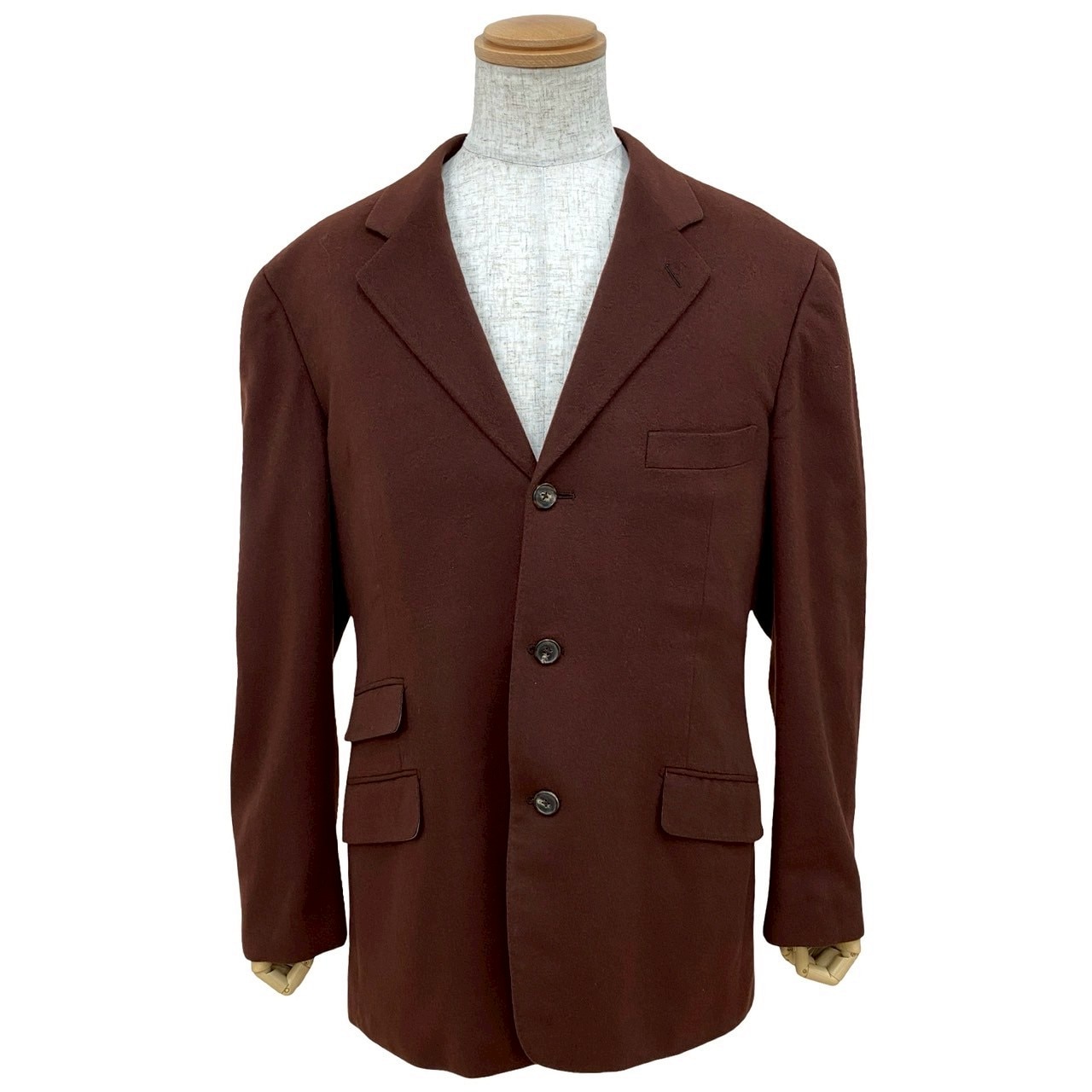 テーラードジャケット カシミヤ ブラウン 38088