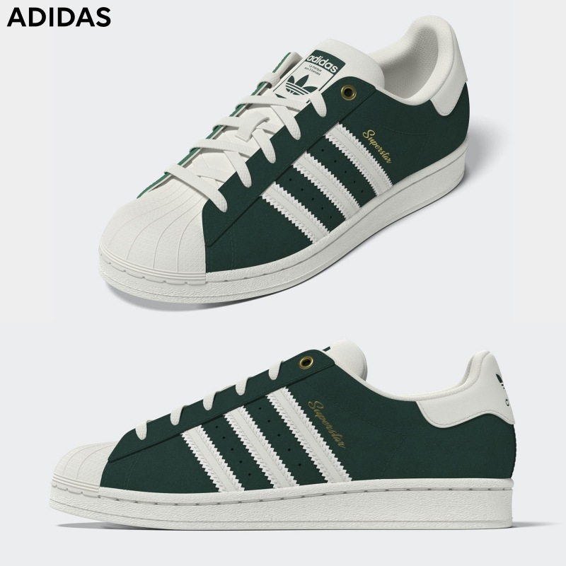 [ADIDAS] アディダス スニーカー スーパースター / SUPERSTAR W GREEN/IVORY