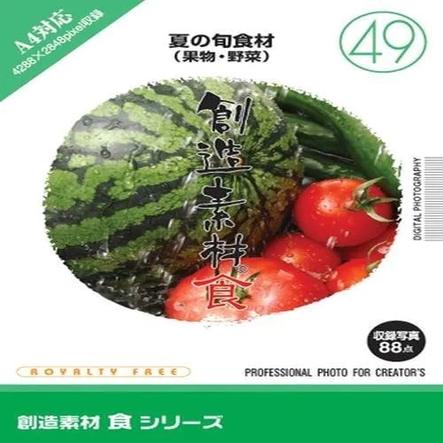 イメージランド　創造素材 食(49)夏の旬食材(果物野菜)　935682