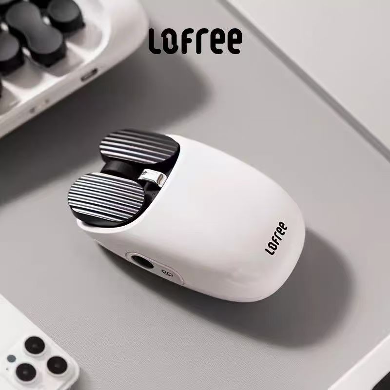 Lofree ポテトチップス無線ブルートゥースマウスノート型パソコン事務用充電型マウス
