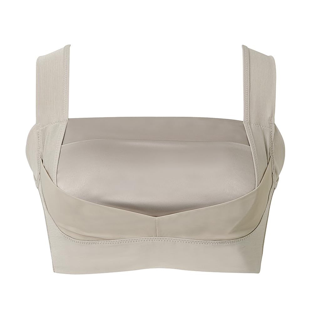 [ブラデリス ニューヨーク] ノンワイヤー補整ブラ 楽なのにバストアップブラ24 グレージュ L