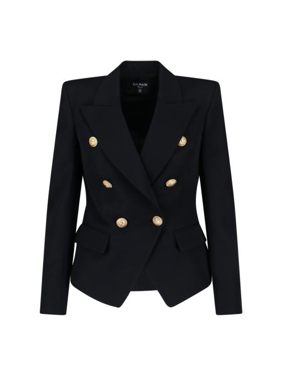 BALMAIN Women Suit Jackets GF1SI505WC09 0PA Black