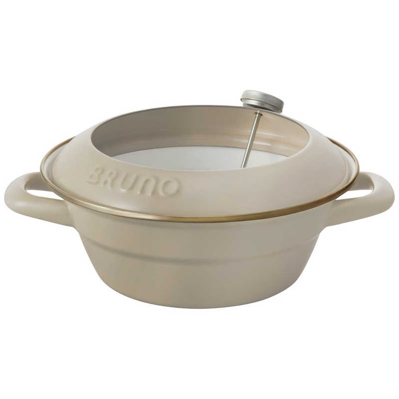 BRUNO　ブルーノ　ホーローてんぷら鍋 20cm グレージュ [20cm /IH対応]　BHK283-GRG 4,620円