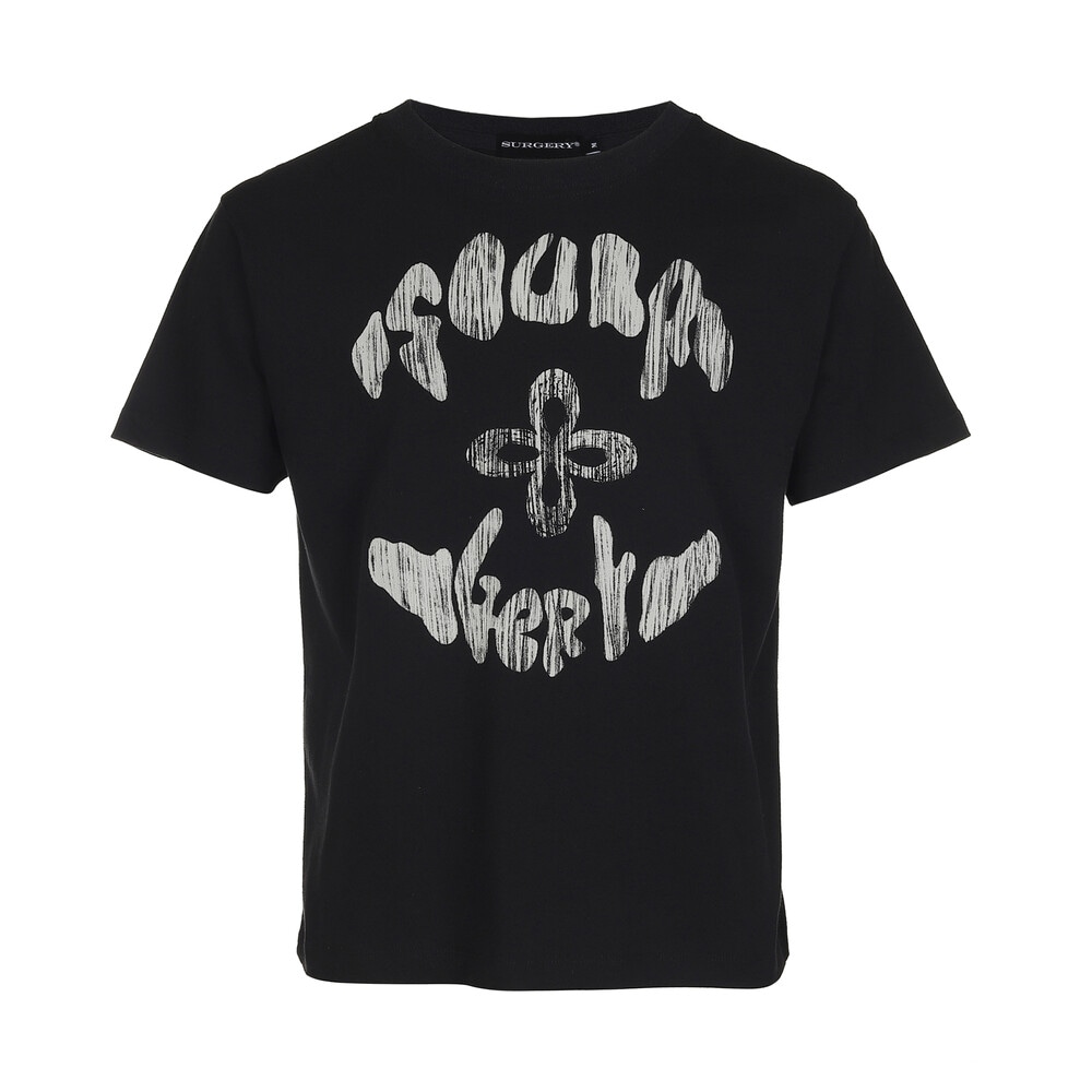 【SURGERY】26SS SURGERY CLOVER BITE T-SHIRTS : BLACK