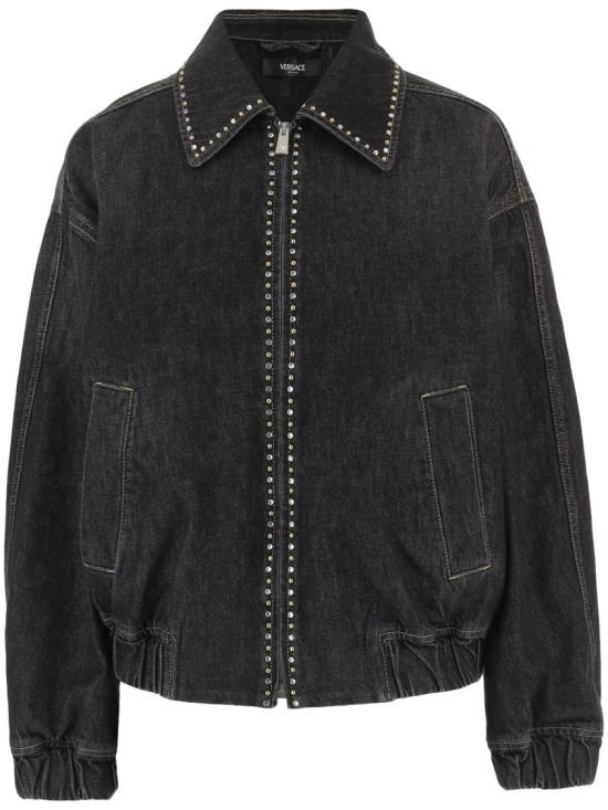 VERSACE Women Denims 10230671A164771D040 Black