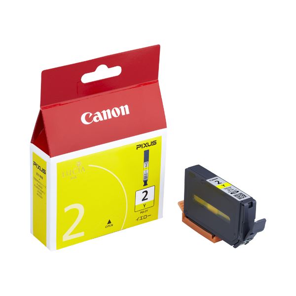 （まとめ） キヤノン Canon インクタンク PGI-2Y イエロー 1027B001 1個 (×4セット)