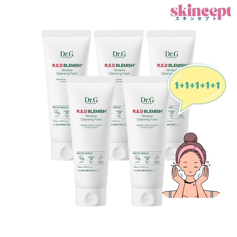 [5個セット]レッドブレミッシュクリアスージングモイスチャークレンジングフォーム 150ml_洗顔フォーム