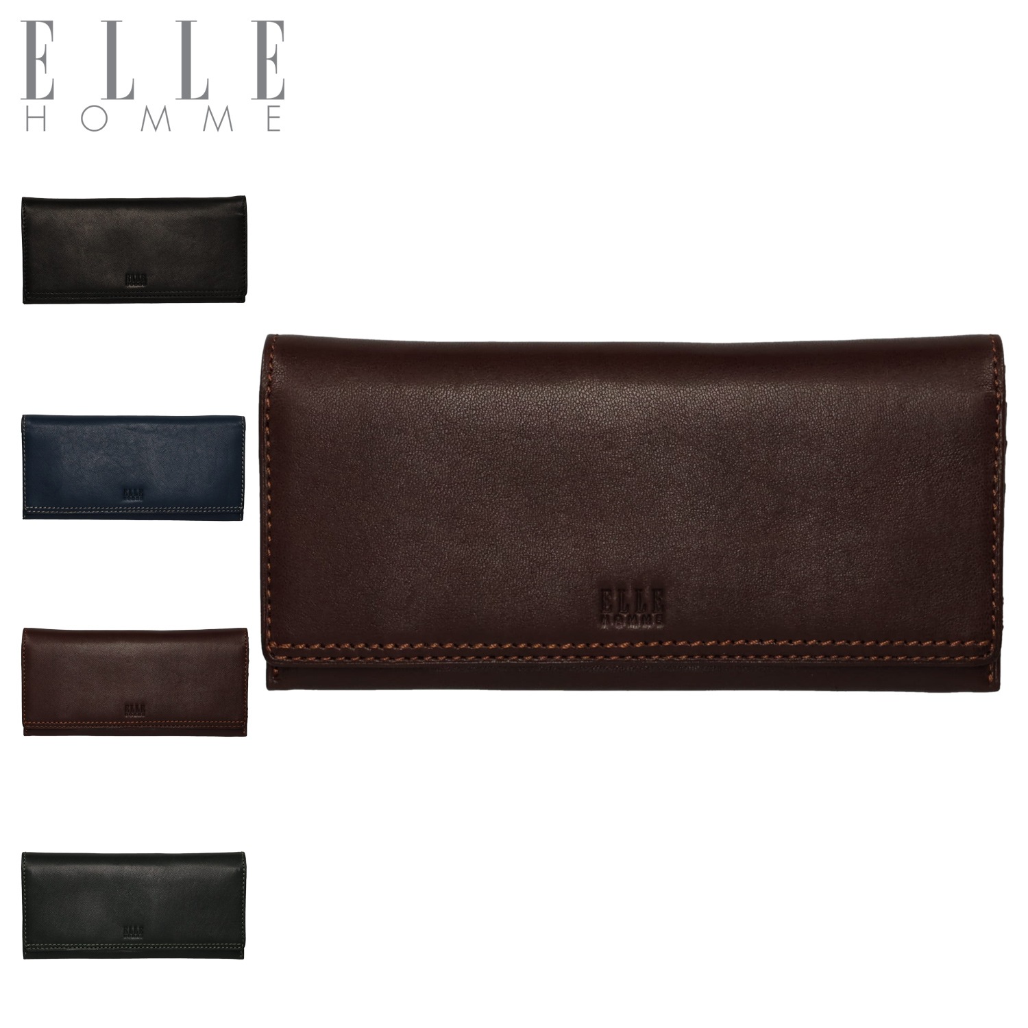 長財布 メンズ 本革 シープ 長財布 ブラック ネイビー ブラウン グリーン 黒 13200