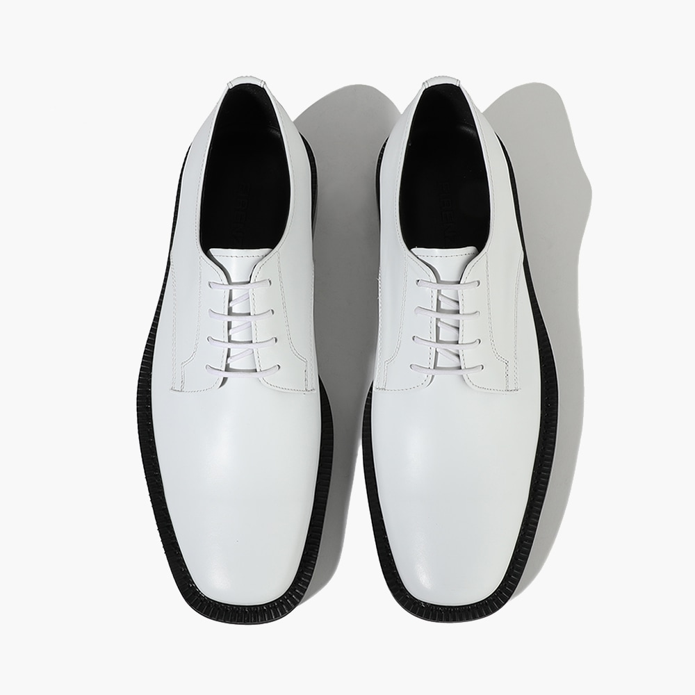 本革スクエアトゥ ダービーシューズメンズ ビジネスシューズ ドレスシューズ 韓国ファッション靴 WH 26,300円