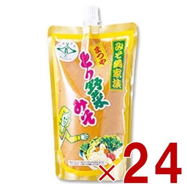まつや とり野菜みそ とり野菜味噌 とり野菜 味噌 とりやさいみそ 鍋の素 鍋スープ 500g 24個