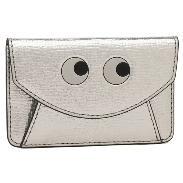 カードケース ストラップ アイズ エンベロープ シルバー レディース ANYA HINDMARCH 5050925199445