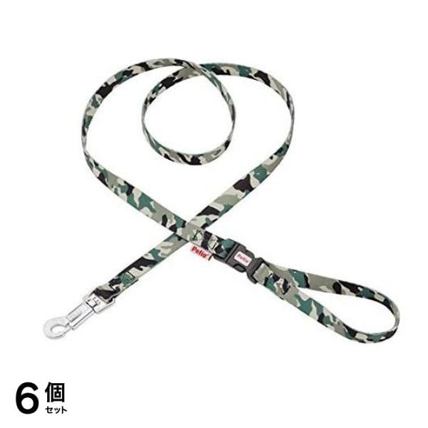 ペティオ ARF. アルファッション 迷彩リード S 小型犬用引ひも グリーン 1.2m (W57251) 6個セット