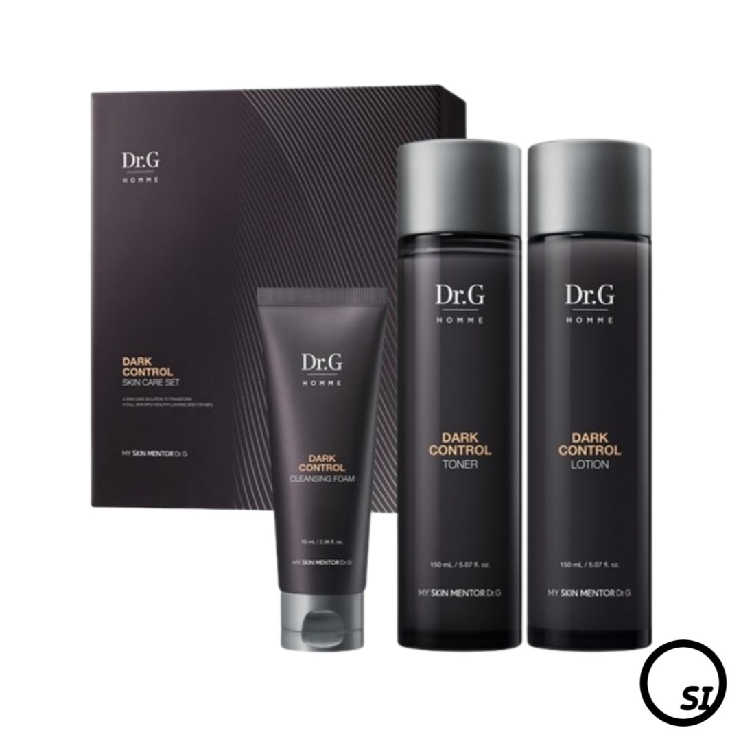 【SET】オム ダークコントロール スキンケア3点SET（トナー150ml +ローション150ml +クレンジングフォーム70ml） 5,216円