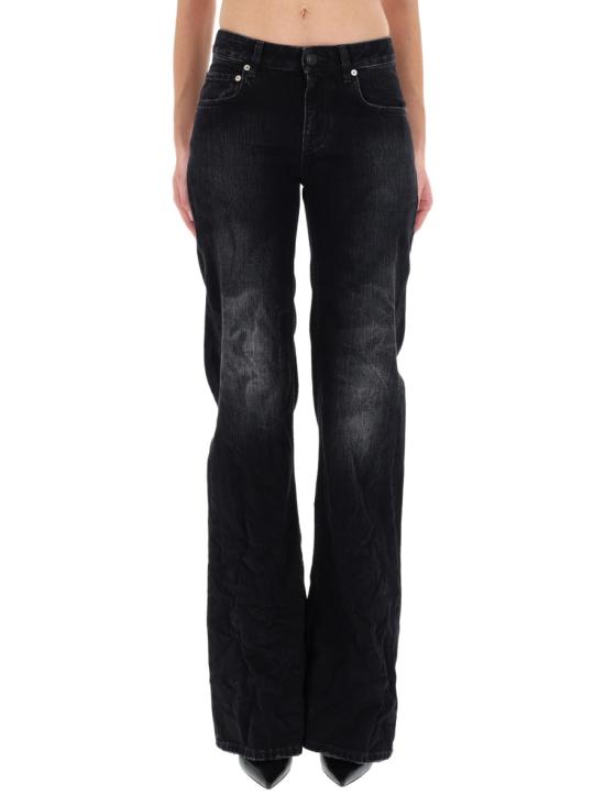 BALENCIAGA Women Denim Pants 852328 TTW671037 BLACK