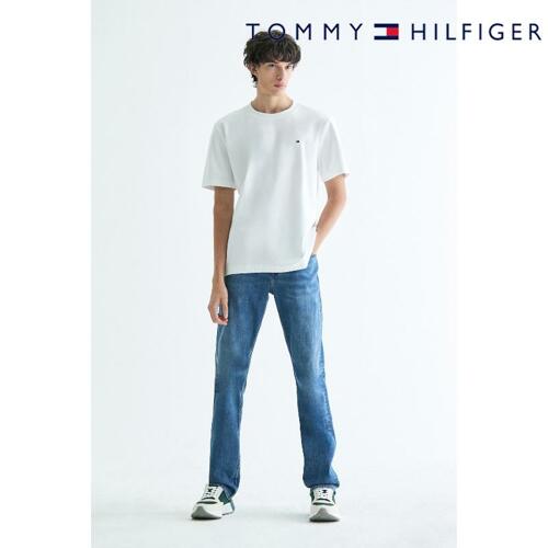 トミーヒルフィガー[タミヒルフィガー男性]ラグジュアリーインターロックTシャツ（T12E1TPO100MT2_YBR）