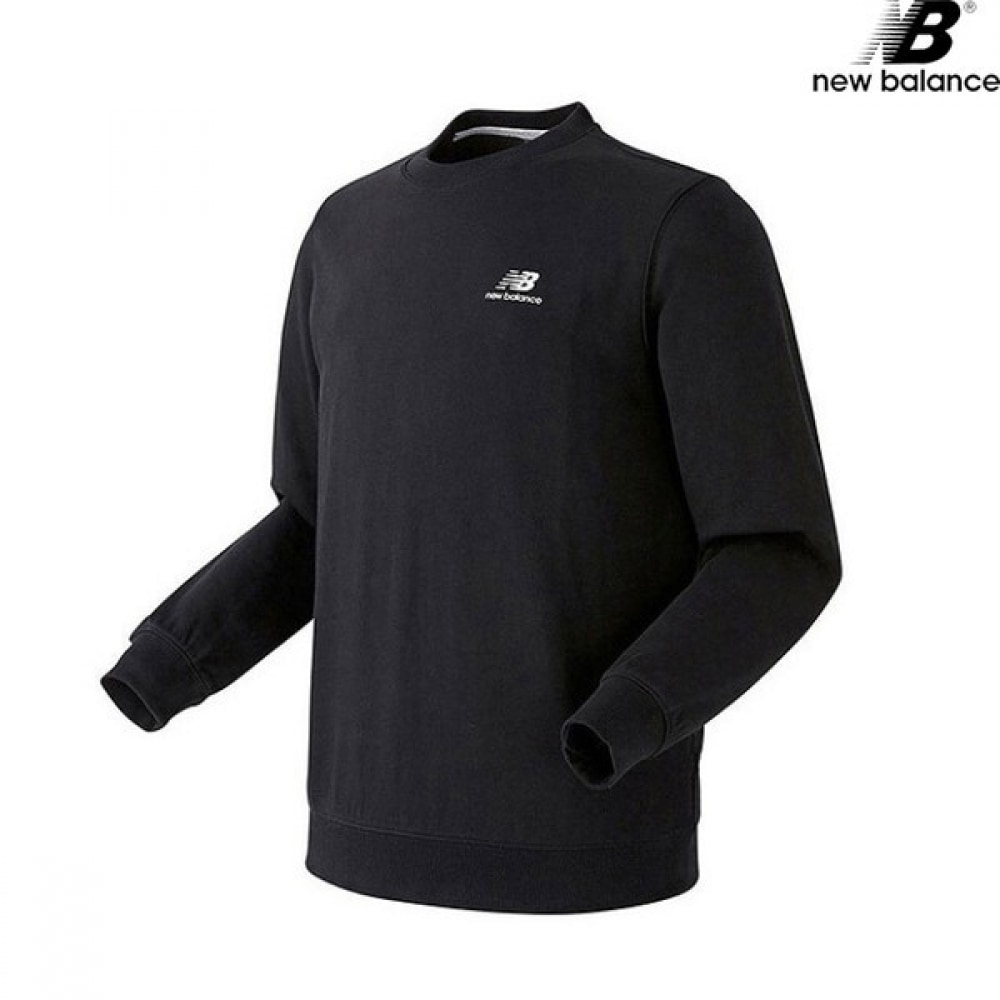 ニューバランスハーフクラブ/NBNCCB1013-BK ニューバルエッセンシャルスモールロゴユニセックスロングスリーブTシャツ