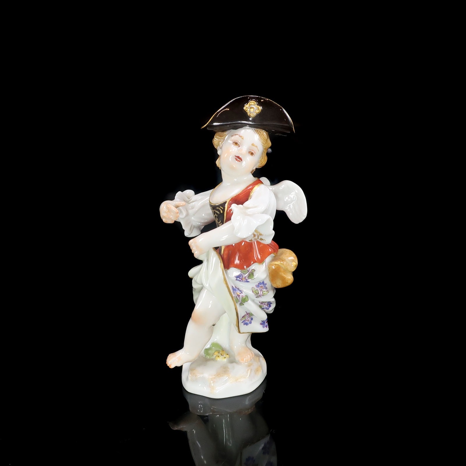 天使の人形 60089 2413 置物 オブジェ ポーセリン _ 中古品 Aランク