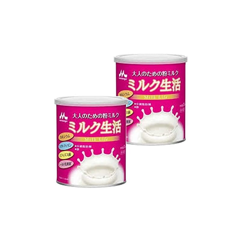 森永乳業 大人のための粉ミルク ミルク生活 300g × 2缶 その他