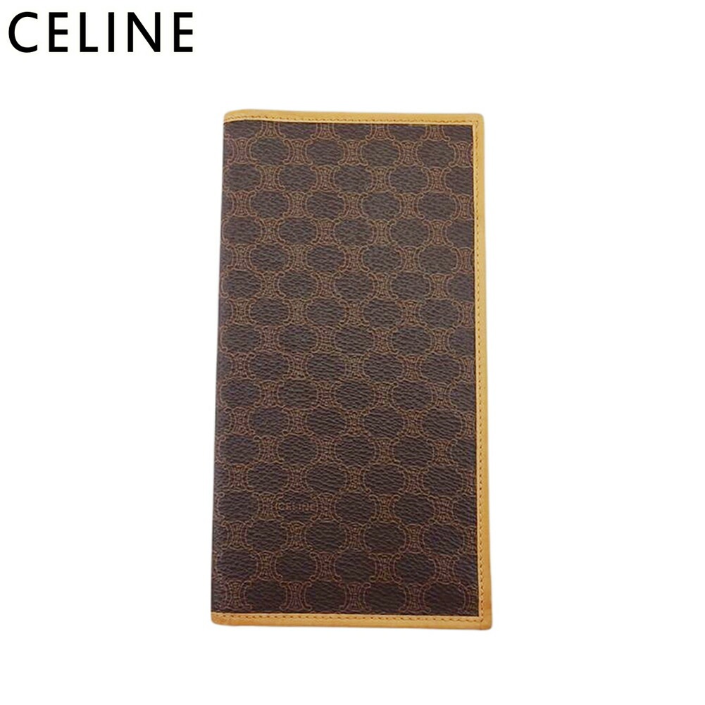 長札入れ 札入れ マカダム レディース メンズ ブラウン ベージュ 中古