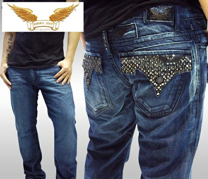 ロビンズジーン メンズ デニム ローライズ ストレート パンツ ROBIN S JEAN R 120 safari サファリ LEON レオン オーシャンズ 雑誌 掲載 ハイブランド ジーンズ ブラン