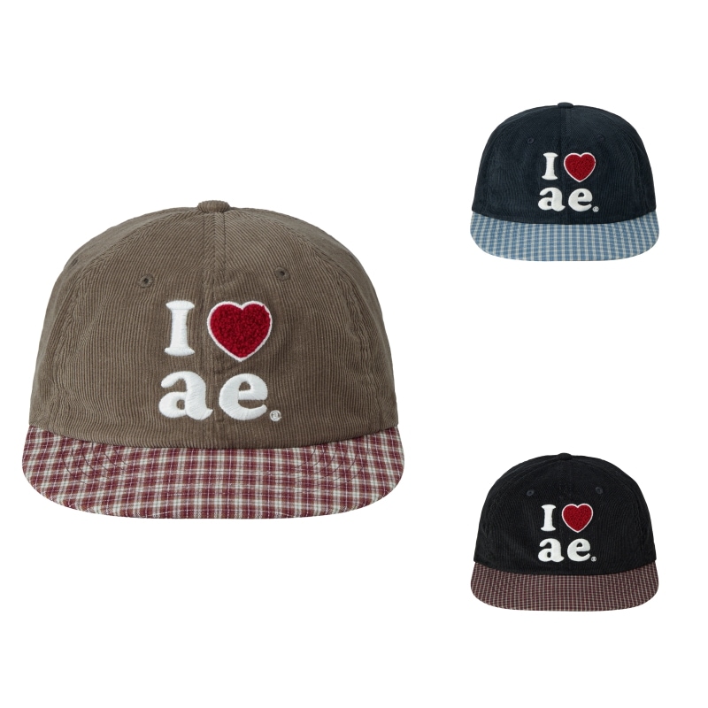 【aeae】 25FW CHECK BALL CAP : 3COLORS