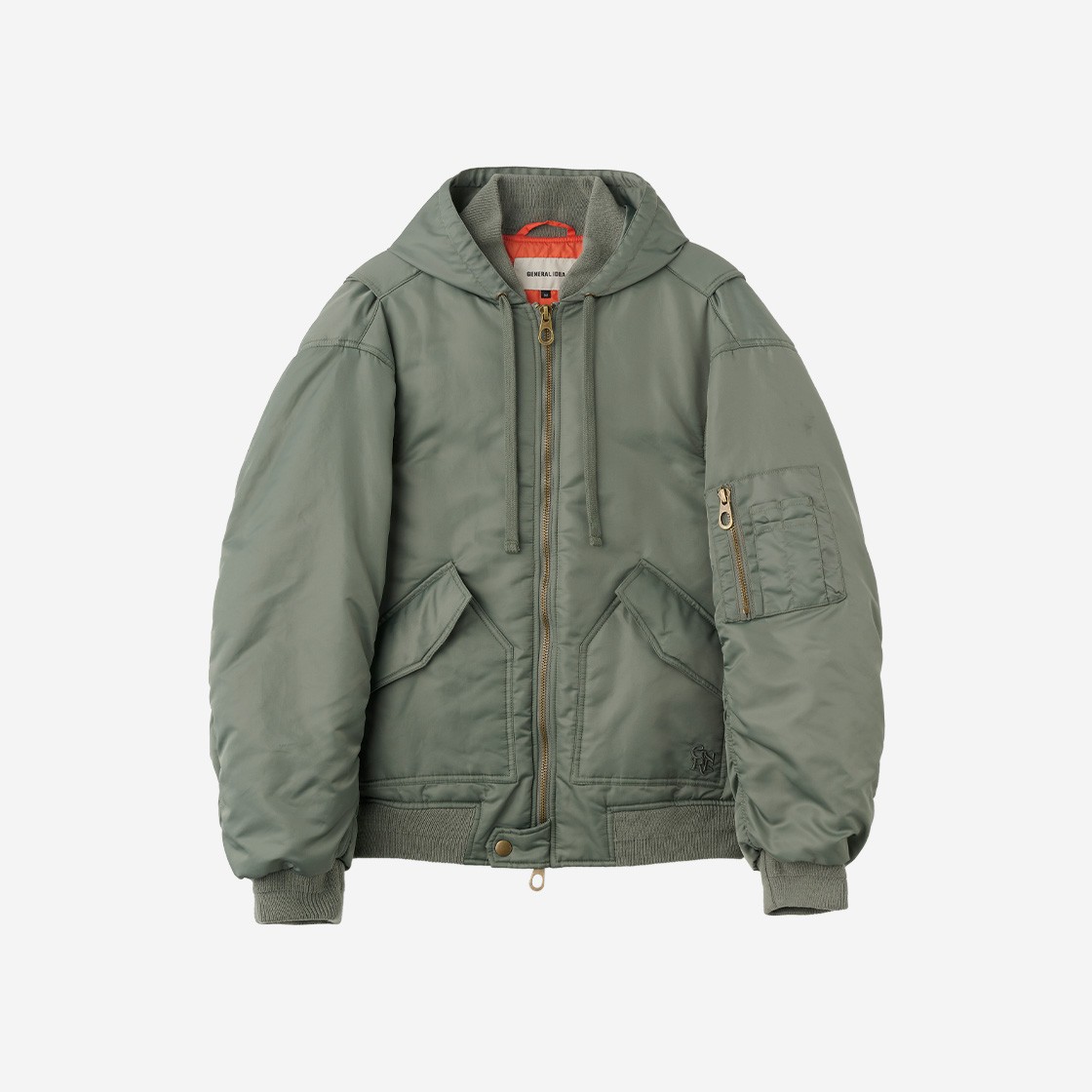 バズる!! Unisex Hoody Flight Bomber Jacket 2色