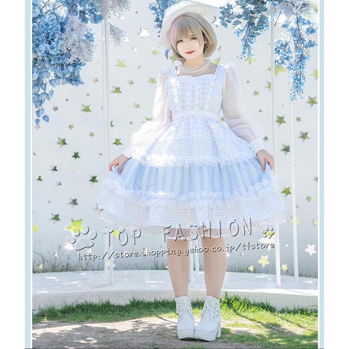 ラブライブスーパースター!!星団 唐可可（タン クゥクゥ）水色 ワンピース コスプレ衣装 コスチューム 変身 仮装 ステージ服 舞台 (ウィッグ 別売り)963