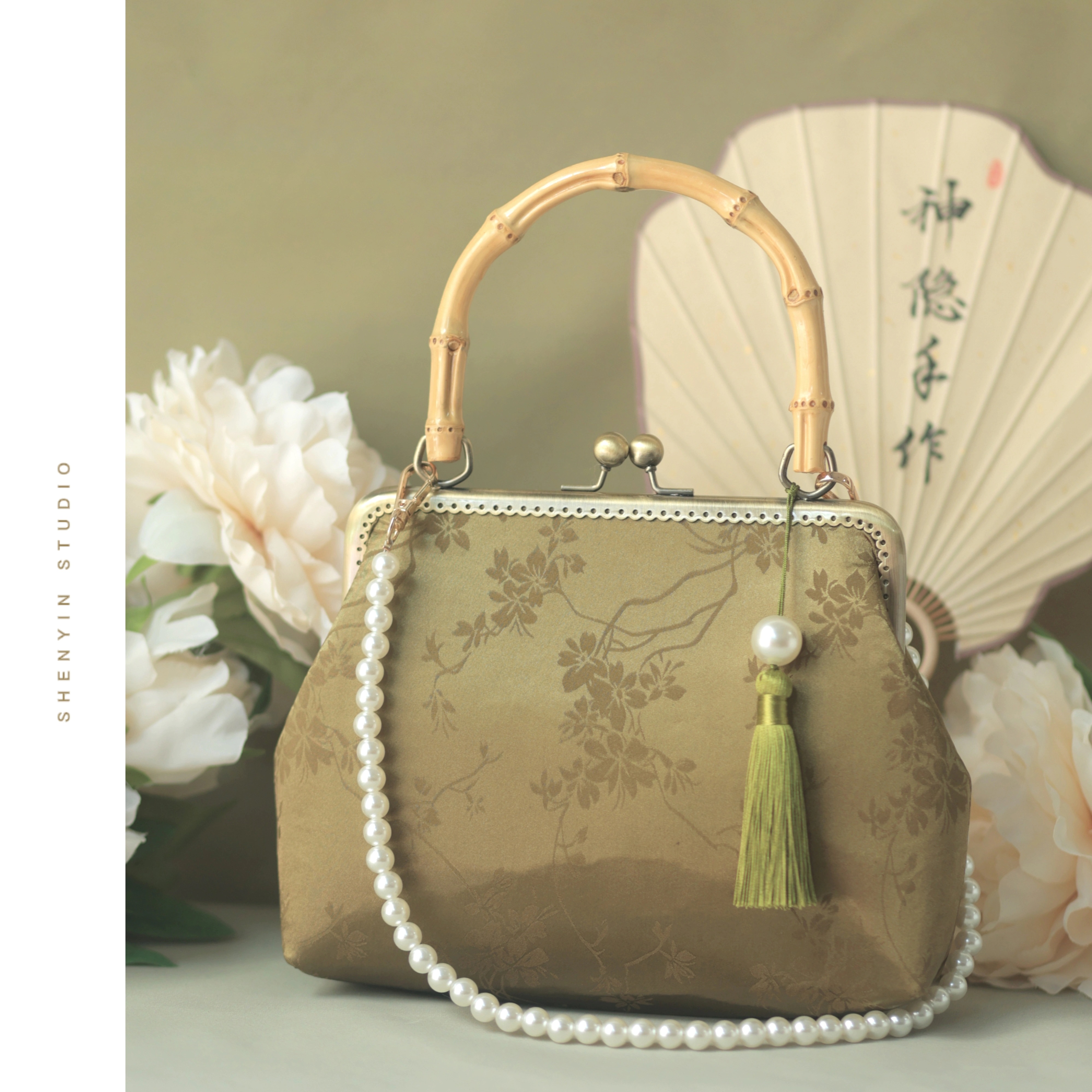 レトロ スタイル バッグ チャイナ ドレス バッグ古代スタイル バッグ ハンフ口ゴールド バッグ パッケージ 母の日 母の日-0008601
