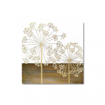 ウッド スカルプチャー アート「ファイヤー フラワー」 WH+NP SA-15069