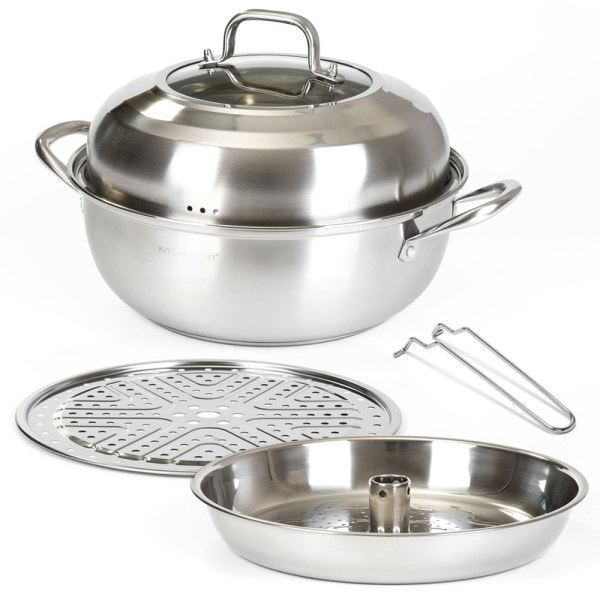 アクバ 海鮮 蒸し鍋 32cm蒸し鍋/蒸し器/ステン鍋/ステン大釜 4,828円