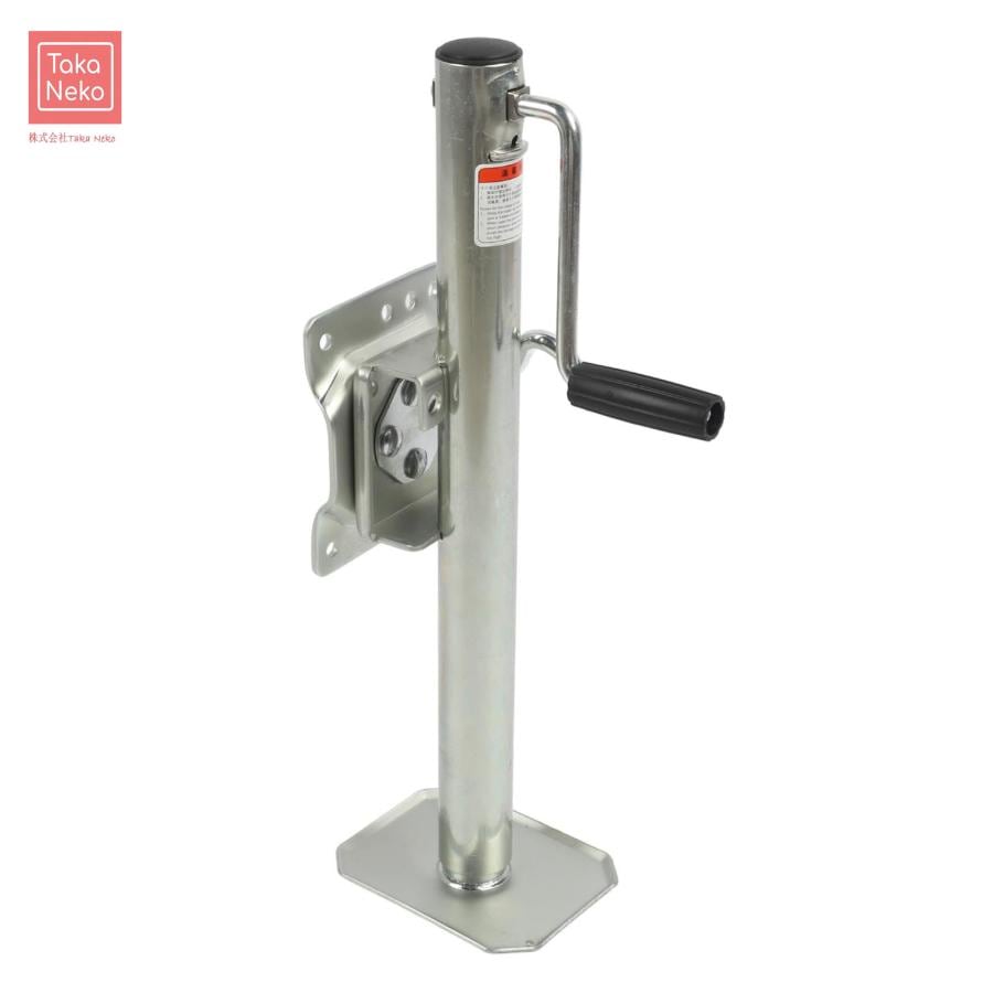 スイベルトレーラージャッキ頑丈なシングルホイールトレーラージャッキ便利な1200ポンドの耐荷重ATV UTV用