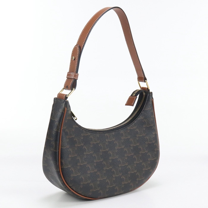 AVA(アヴァ)バッグ トリオンフキャンバス 19395 2BZJ 04LU ショルダーバッグ PVC ブラウン【中古】 レディース