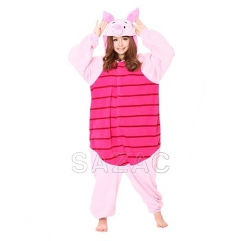 コスプレ 仮装 SAZAC(サザック) フリース着ぐるみ ピグレット 【 コスプレ 衣装 ハロウィン 仮装 コスチューム ディズニー グッズ 可愛い パジャマ レディース 着ぐるみ 大人用 メンズ く 6,374円