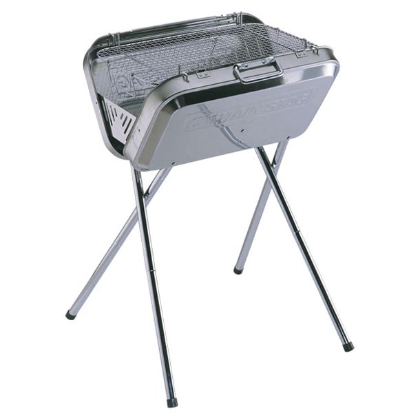 フラッグステンレスV型バーベキューコンロ M-6490 アウトドアネンリョウカキ (M6490)